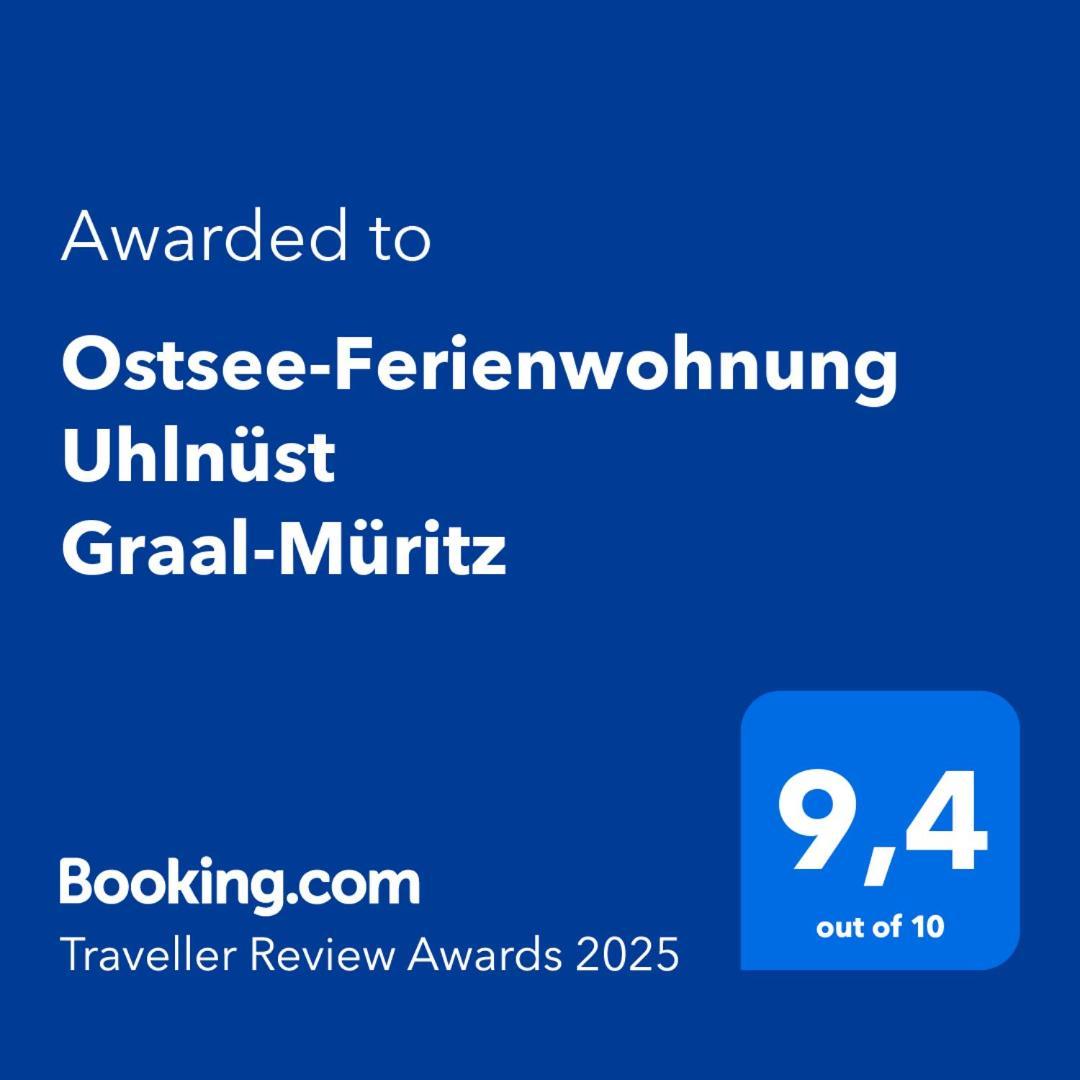 Ostsee-Ferienwohnung Uhlnuest Graal-Mueritz Gelbensande 외부 사진
